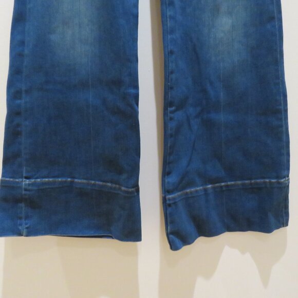 ANTHROPOLOGIE PILCRO Wide Leg Denim Flare Jeans Boho Preppy Casual Comfort 28 - Picture 7 of 14